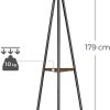 VASAGLE Vintage Coat Rack Stand Black RCR16BX