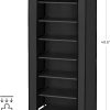 7 Tier Shoe Rack for 14-20 Pairs of Shoes with Nonwoven Fabric Cover Black RXJ024B02