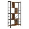 Bookshelf Rustic Brown and Black