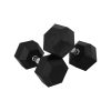 Rubber Hex Dumbbells 7.5kg x 2