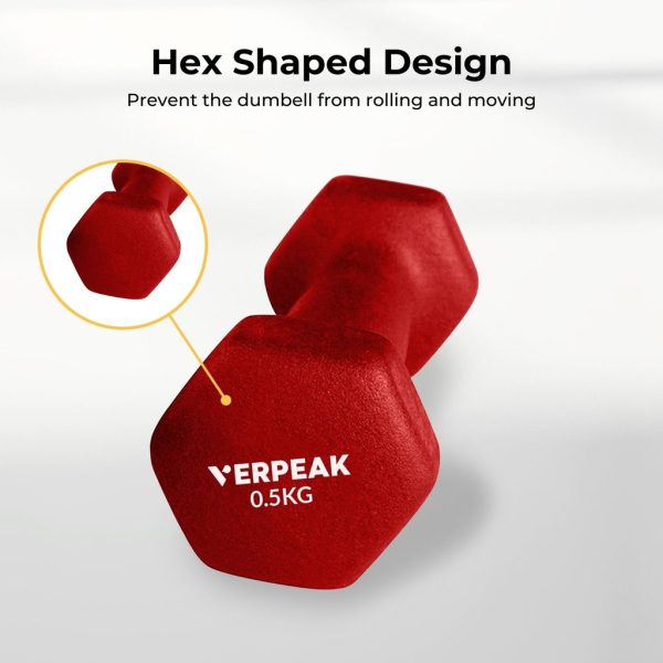 Neoprene Dumbbell 0.5kg x 2 – 0.5kgx2