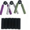 3 Pack Metal Hand Grip Strengthener Set with Carry Bag (100lb Purple, 150lb Silver, 200lb Green) VP-HG-101-BT