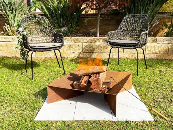 Firepit with Ash Tray with 0.11 Mild Steel”