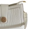 White Handbag With Ribbon