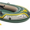 INTEX Seahawk 2 Person Inflatable Boat Fishing Boat Raft Set 68347NP