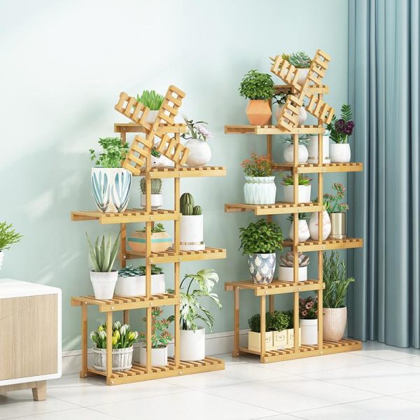 Professional Plant Stand Supplier Multi Tier Flower Rack for Indoor Outdoor – 6 Tier