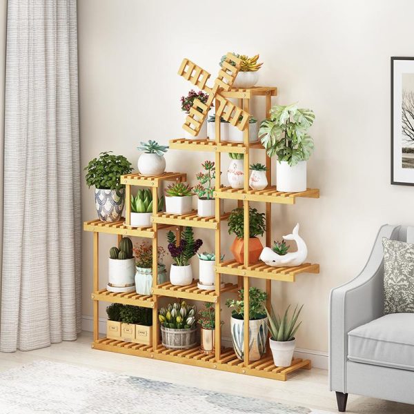 Professional Plant Stand Supplier Multi Tier Flower Rack for Indoor Outdoor – 6 Tier