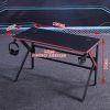 Gaming Desk Desktop PC Computer Desks Desktop Racing Table Office Laptop Home K-Shaped Legs Black – 120x60x74 cm