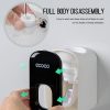 Ecoco Wall mount auto ands Free Toothpaste Dispenser Automatic Toothpaste Squeezer Bathroom Toothpaste Holder – Black