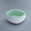 Ecoco Double Drain Basket Bowl Washing Kitchen Strainer Noodles Vegetables Fruit Sink Supplies – Blue