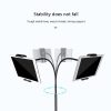 Adjustable Floor Stand Lazy Mount Holder Arm Bracket For iPad Tablet iPhone 175cm Black or White