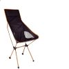 Camping Chair Folding High Back Backpacking Chair with Headrest – Brown