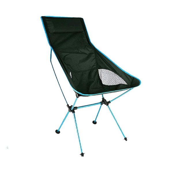 Camping Chair Folding High Back Backpacking Chair with Headrest, Lightweight Portable Compact for Outdoor Camp, Travel, Beach, Picnic, Festival – Coffee