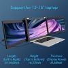 11.9 Inch Triple Portable Monitor 2022 FOPO 1080P FHD IPS Attachable Triple Monitor Extender, Triple Screen for Laptop of 13″-16″ Compatible with Windows/Mac/Switch/Xbox Connect with USB-C/HDMI