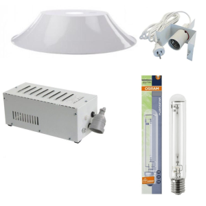 HPS Grow Light Kit with Osram Bulb and 900mm Deep Bowl Reflector