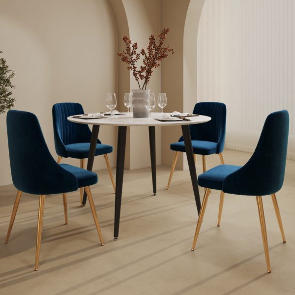 Ocean’s Velvet Dining Set