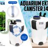 Dynamic Power Aquarium UV Light External Canister Filter – 1400L/H + Media Kit