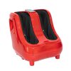 Foot Massager Electric Massagers Shiatsu Leg Calf Kneading Heat Remote Carry RED