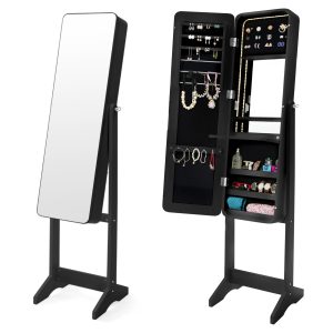 La Bella Mirror Jewellery Cabinet FLASHY 146cm Organiser LED