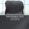 Office Chair Mesh High Back In-Built Lumbar BREEZE BLACK