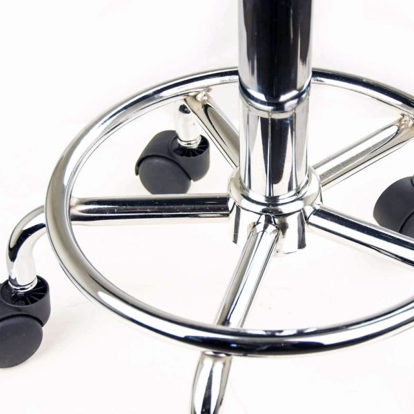 Forever Beauty Black Salon Barber Stool Swivel