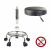 Forever Beauty Black Salon Barber Stool Swivel