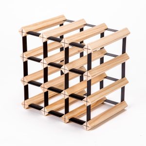 La Bella Timber Wine Rack Storage Cellar Organiser – 12 Bottle