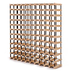 La Bella Timber Wine Rack Storage Cellar Organiser – 120 Bottle