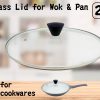 KOMAN Stainless Steel Glass Lid with Bakelite Handle – 26 cm