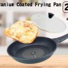 Non-Stick Titanium Coating Frying Pan 26cm + Glass Lid