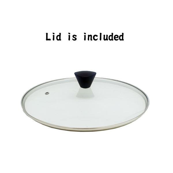 Non-Stick Titanium Coating Frying Pan 26cm + Glass Lid