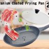 KOMAN Non-Stick Titanium Coating Frying Pan 28cm + Glass Lid