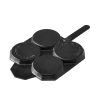 Cast-Iron Traditional Egg Pan Pre-seasoned Non-Stick 23cm