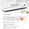 SANSAI 110W Vacuum Food Sealer Fresh Storage Sous Vide WHITE