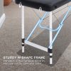 Forever Beauty Portable Beauty Massage Table Bed Therapy Waxing 2 Fold 55cm Aluminium – Black