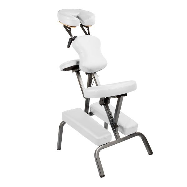 Forever Beauty Portable Beauty Massage Foldable Chair Table Therapy Waxing Aluminium – White