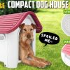 Dog Kennel House Plastic LUNA M PINK