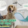 PawPang Dog Wrap Reusable Male + 10 Ct M Diaper Booster Pads Disposable – L