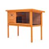 Rabbit Hutch Chicken Coop 91 x 45 x 70cm Free Standing Cage Run Eden