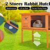 Rabbit Hutch Chicken Coop 91 x 45 x 70cm Free Standing Cage Run Eden