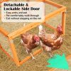 Chicken Coop Rabbit Hutch Extension Run 180 x 90 x 48cm Runey