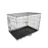 Paw Mate Wire Dog Cage Foldable Crate Kennel with Tray – 24inch, Dog Crate