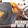 Dynamic Power Air Hose Retractable Reel Auto Rewind Heavy Duty Wall Mounted – 30M