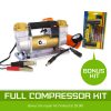 Portable Car Tyre Air Compressor Inflator 200L/MIN 12V GOLD