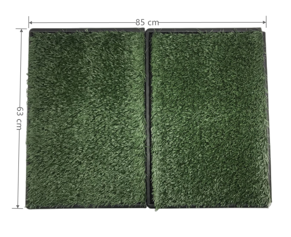 Indoor Dog Puppy Toilet Grass Potty Training Mat Loo Pad 85?x 63 cm