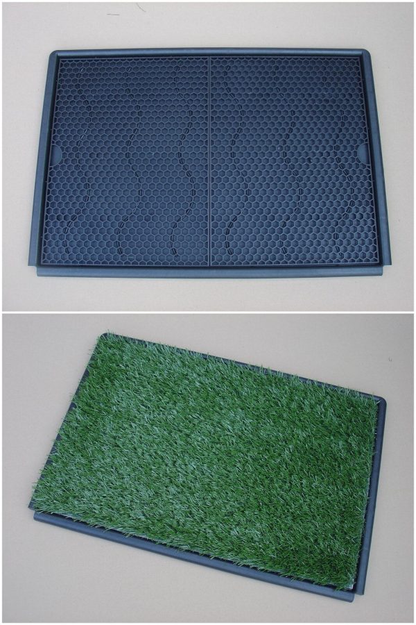 Indoor Dog Puppy Toilet Grass Potty Training Mat Loo Pad 85?x 63 cm