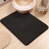 Double Layer Cat Litter Tray Trap Mat Catch Cat Litter House Box Pad Toilet Mat