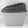 XL Top Entry Cat Litter Box No Mess Large Enclosed Covered Kitty Tray