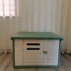 Medium Plastic Pet Dog Puppy Cat House Kennel Green