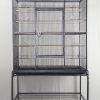 YES4PETS 140 cm Large Bird Cage Parrot Budgie Aviary With Stand